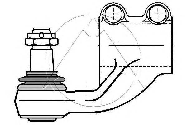 Наконечник поперечной рулевой тяги SIDEM 6035