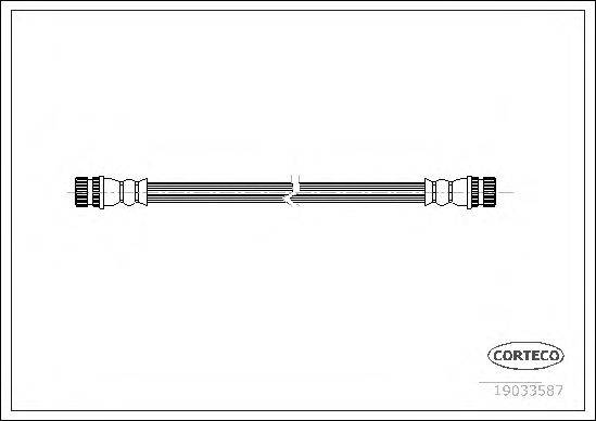 Тормозной шланг CORTECO 19033587