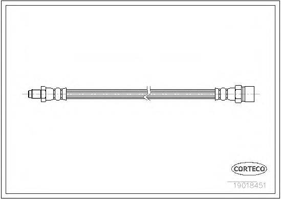 Тормозной шланг CORTECO 19018451