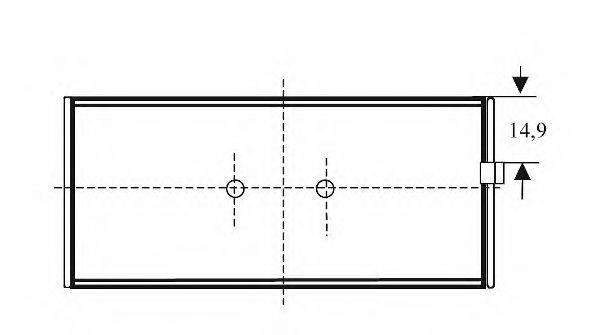 Шатунный подшипник AE AEB91414 STD