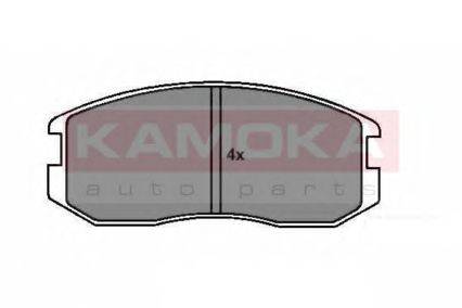 Комплект тормозных колодок, дисковый тормоз KAMOKA 1011518