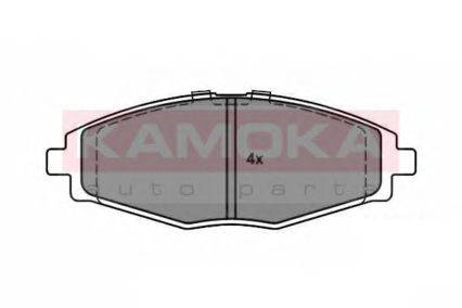 Комплект тормозных колодок, дисковый тормоз KAMOKA 1012674