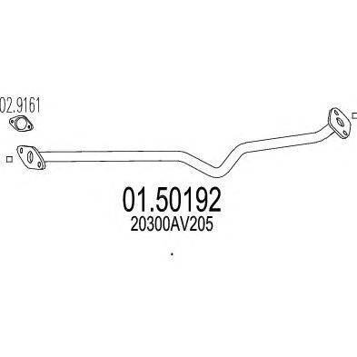 Средний глушитель выхлопных газов ROSI 36827