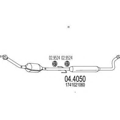 Катализатор MTS 04.4050