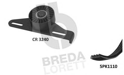 Поликлиновой ременный комплект BREDA  LORETT KCA 0025