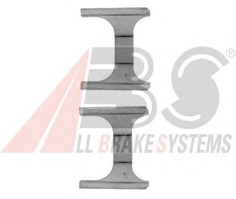 Комплектующие, колодки дискового тормоза A.B.S. 1139Q