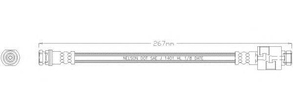 Тормозной шланг REMKAFLEX 4540