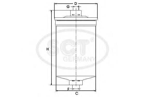 Топливный фильтр SCT Germany ST 746