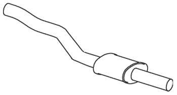 Труба выхлопного газа DINEX 49615