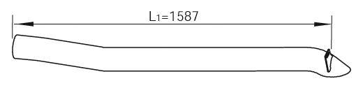 Труба выхлопного газа DINEX 47665