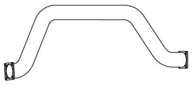 Труба выхлопного газа DINEX 64284