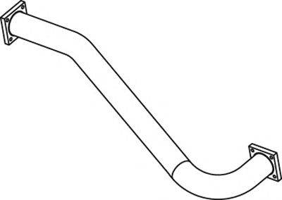 Труба выхлопного газа DINEX 44110