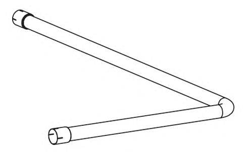 Труба выхлопного газа DINEX 53757
