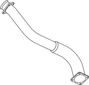 Труба выхлопного газа DINEX 64229