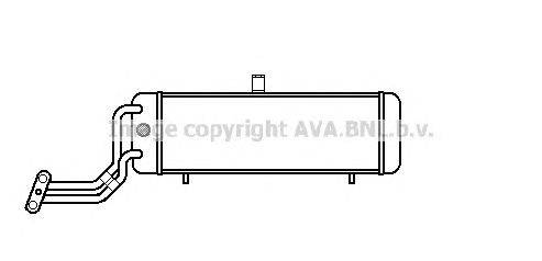 масляный радиатор, двигательное масло AVA QUALITY COOLING BW3156