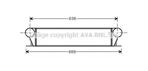 Интеркулер AVA QUALITY COOLING BW4253