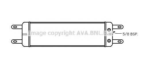 масляный радиатор, двигательное масло AVA QUALITY COOLING DF3013