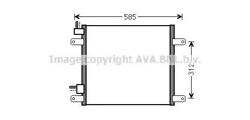 Конденсатор, кондиционер AVA QUALITY COOLING DF5042