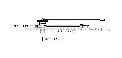 Расширительный клапан, кондиционер AVA QUALITY COOLING MZ1174