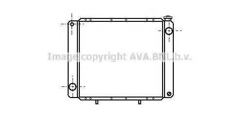 Радиатор, охлаждение двигателя AVA QUALITY COOLING RT2031