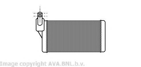 Теплообменник, отопление салона AVA QUALITY COOLING VW6097