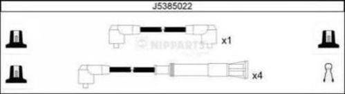 Комплект проводов зажигания NIPPARTS J5385022