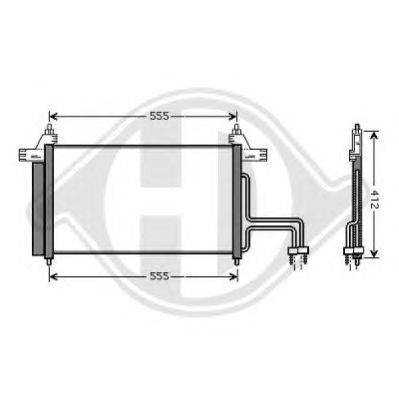 Конденсатор, кондиционер AUTO AIR GLOUCESTER 228690