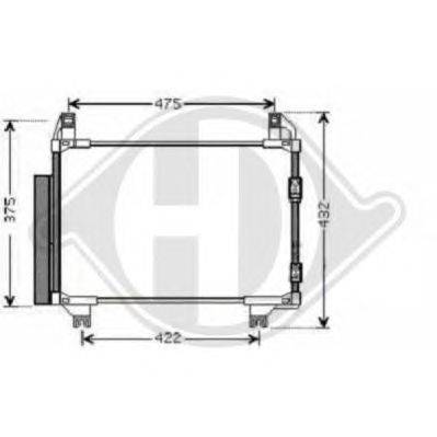 Конденсатор, кондиционер DIEDERICHS 8660600