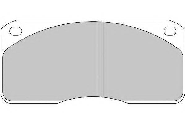 Комплект тормозных колодок, дисковый тормоз ABEX 29302