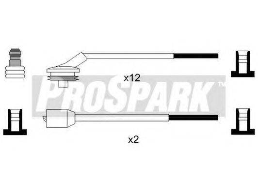 Комплект проводов зажигания STANDARD OES1111