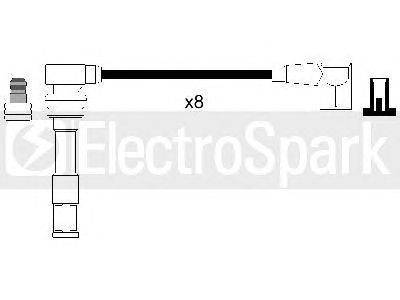 Комплект проводов зажигания STANDARD OEK822