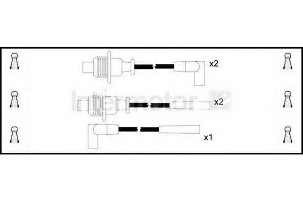 Комплект проводов зажигания STANDARD 73251