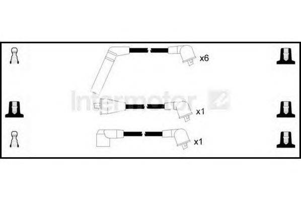 Комплект проводов зажигания STANDARD 73522