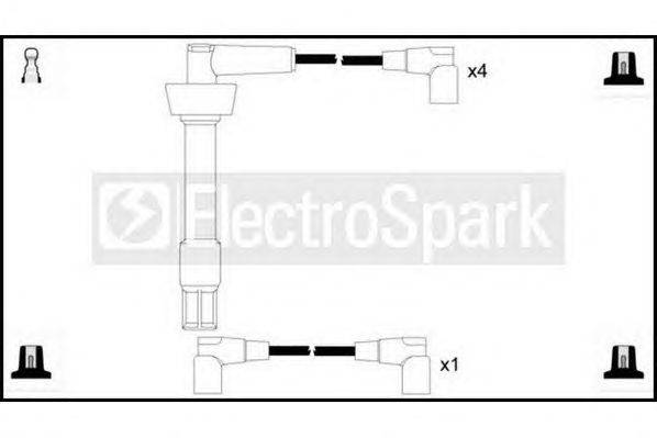 Комплект проводов зажигания STANDARD OEK413