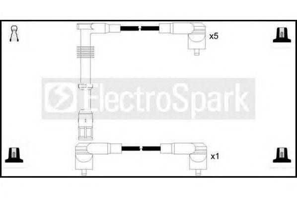 Комплект проводов зажигания STANDARD OEK750