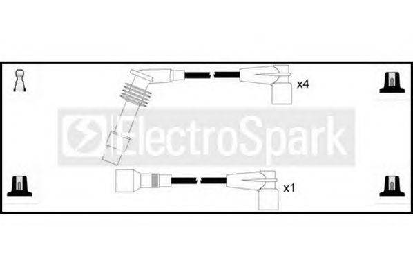 Комплект проводов зажигания STANDARD OEK1014