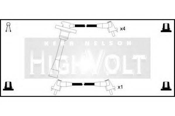 Комплект проводов зажигания STANDARD OEF419
