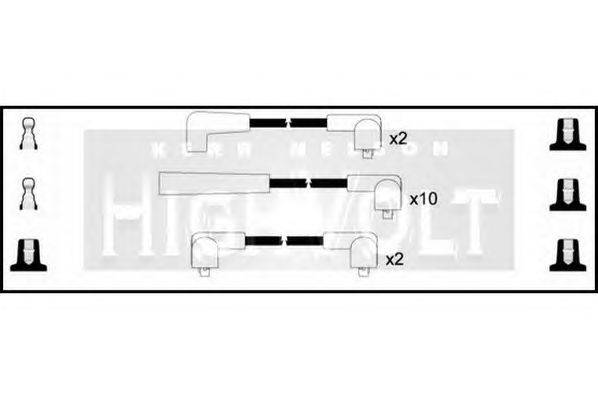 Комплект проводов зажигания STANDARD OEF220
