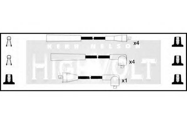 Комплект проводов зажигания STANDARD OEF933