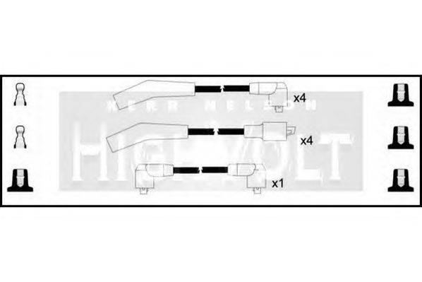 Комплект проводов зажигания STANDARD OEF335