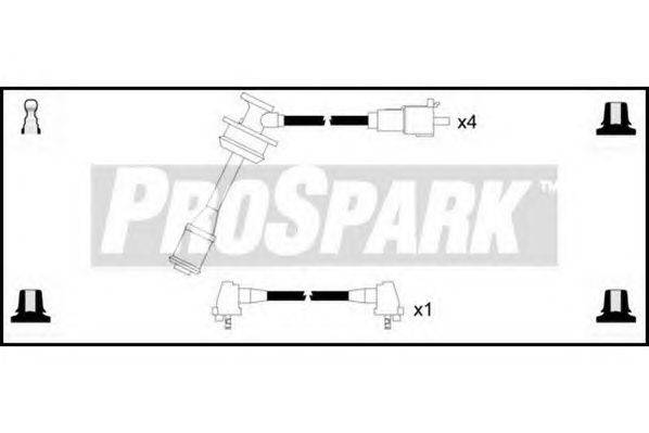 Комплект проводов зажигания STANDARD OES1173