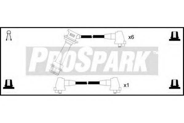 Комплект проводов зажигания STANDARD OES1176