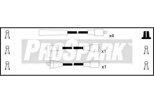 Комплект проводов зажигания STANDARD OES279