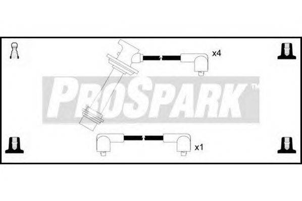 Комплект проводов зажигания STANDARD OES650