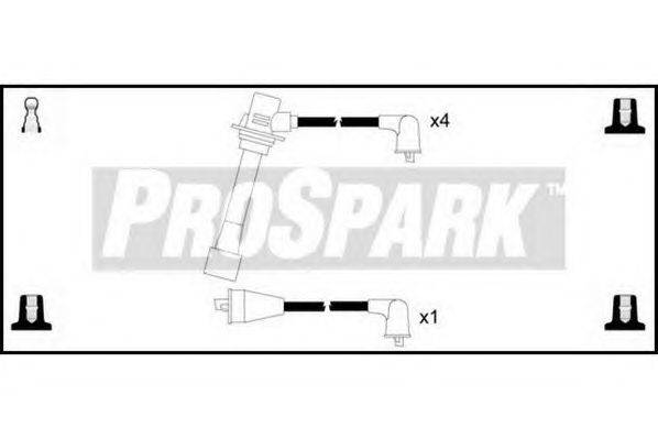 Комплект проводов зажигания STANDARD OES703
