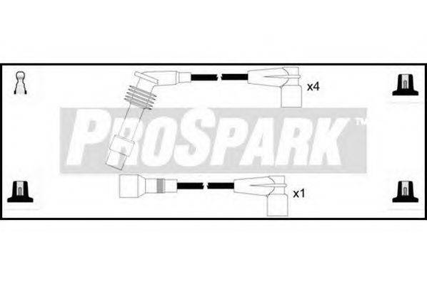 Комплект проводов зажигания STANDARD OES981