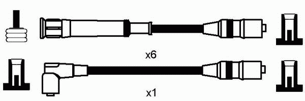 Комплект проводов зажигания NGK 0574