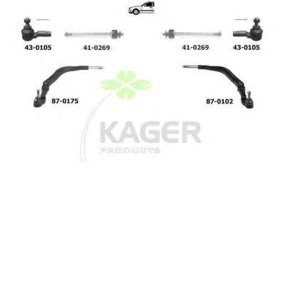 Подвеска колеса KAGER 800472