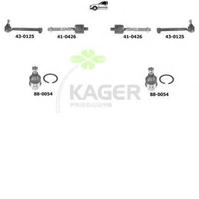 Подвеска колеса KAGER 800504