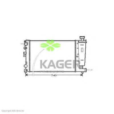 Радиатор, охлаждение двигателя KAGER 310163